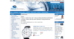 Desktop Screenshot of mega-hodinky.cz